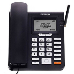 Σταθερό GSM Τηλέφωνο Maxcom Comfort MM28D Μαύρο με Λειτουργία Κινητού Τηλεφώνου και Ραδιόφωνο