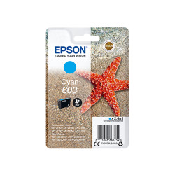 Epson Μελάνι Inkjet 603 Cyan (C13T03U24010) (EPST03U240)